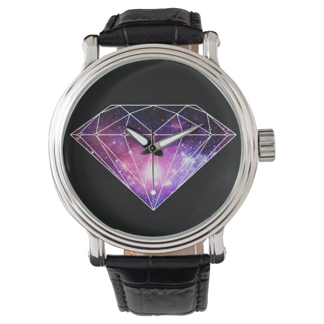 Cosmische diamant horloge (Voorkant)