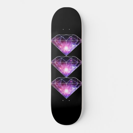 Cosmische diamant persoonlijk skateboard (Voorkant)