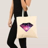 Cosmische diamant tote bag (Voorkant (product))