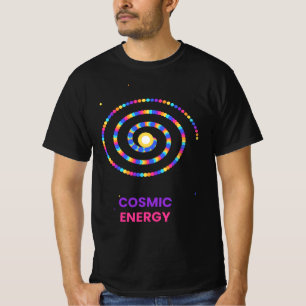 Cosmische Energie Regenboog Sterrenstelsel T-Shirt
