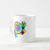 Cosmische explosie koffiemok (Voorkant links)