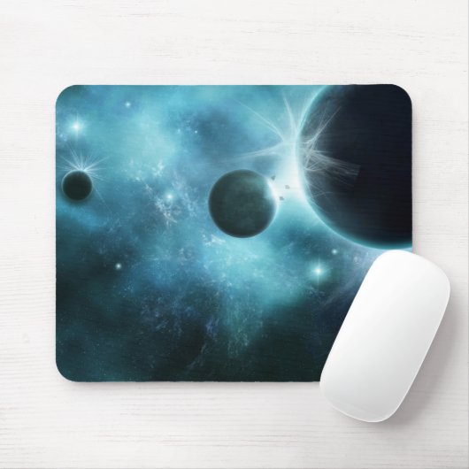Cosmische explosie muismat (Met muis)