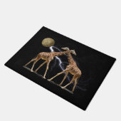 COSMISCHE GIRAFFES DEURMAT (Schuin)