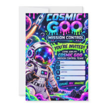 COSMISCHE GOO MISSIECONTROLE RUIMTESLIEM VERJAARDA