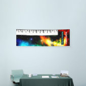 Cosmische Groeimeter 2 Spandoek (Beurs)