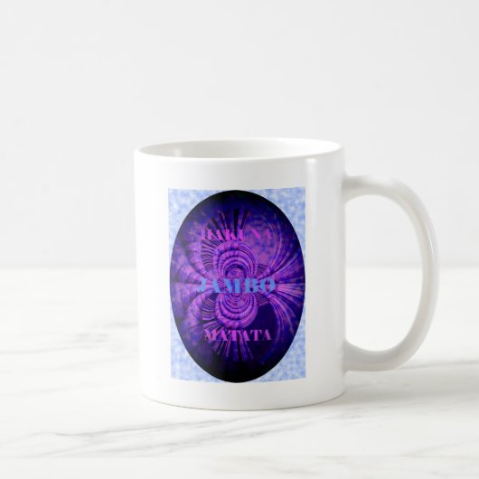 Cosmische Hakuna Kunstprint Koffiemok (Rechts)