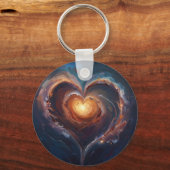 Cosmische Hartsterrenstelsel Liefdeskunst – Univer Sleutelhanger (Voorkant)