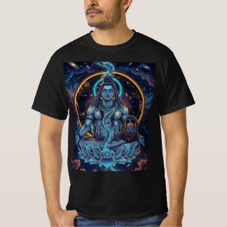 Cosmische Heer Shiva Meditatie Ruimtevaarder Fanta T-shirt