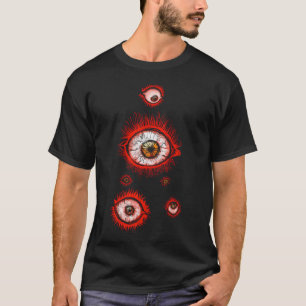 Cosmische Horror Ogen - Kleurrijke Eldritch Gruwel T-shirt