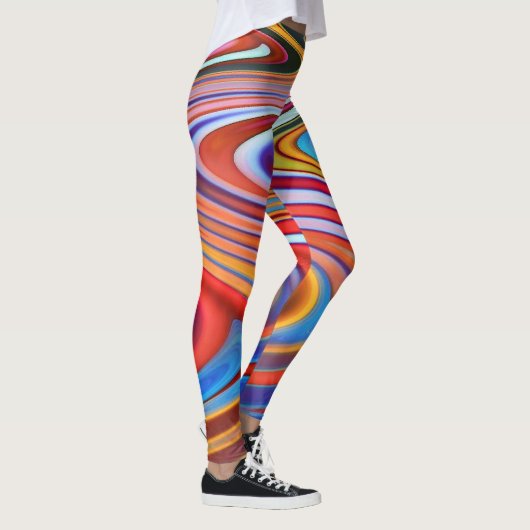 Cosmische krommen leggings (Rechts)