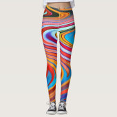 Cosmische krommen leggings (Voorkant)