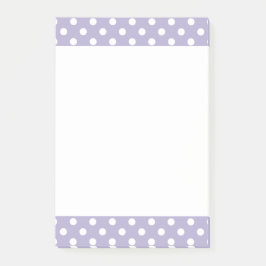 Cosmische lavender/paarse polka dots Post-It note 
