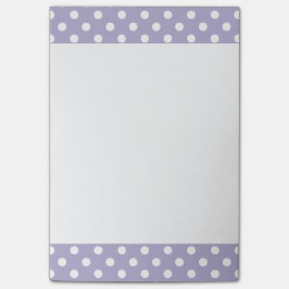 Cosmische lavender/paarse polka dots Post-It note