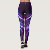 Cosmische lichtstrepen leggings (Achterkant)