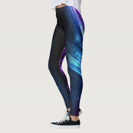 Cosmische lichtstrepen leggings