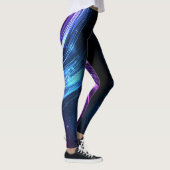 Cosmische lichtstrepen leggings (Rechts)