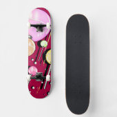 Cosmische Lollypop Skatebord Dek Persoonlijk Skateboard (Voorkant)