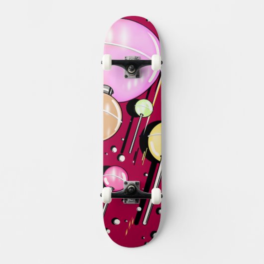 Cosmische Lollypop Skatebord Dek Persoonlijk Skateboard (Voorkant)