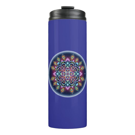 Cosmische Mandala Thermomok Thermosbeker (Voorkant)