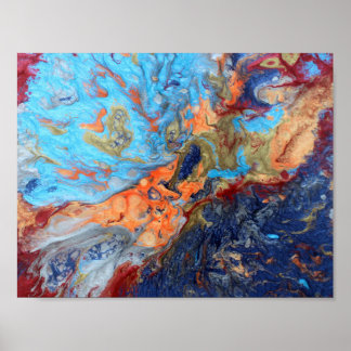 Cosmische marbles poster