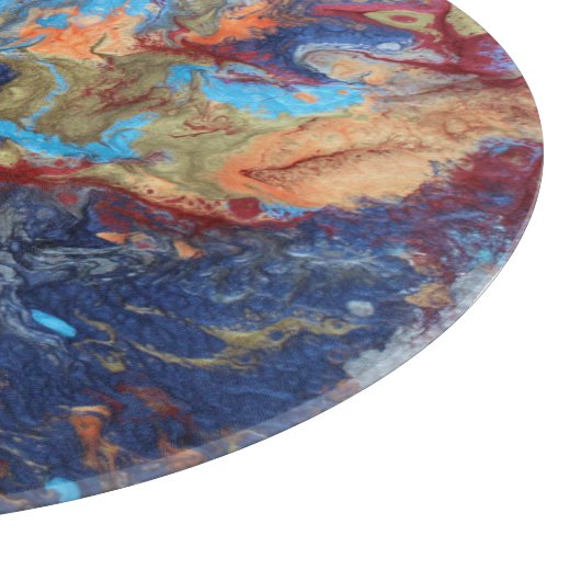 Cosmische marbles snijplank (Hoek)