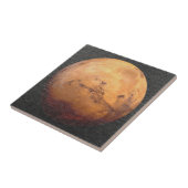 Cosmische Mars Planeet Astronomie Tegeltje (Zijkant)