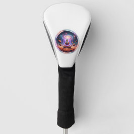 Cosmische Meditator Golf Hoofdhoes Golfheadcover