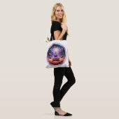 Cosmische Meditator Tote Bag - Spiritueel Sterrens (Op model)