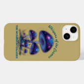 Cosmische Melkpad Paddenstoelen • Whimsieke Fantas Case-Mate iPhone Case (Achterkant (horizontaal))