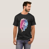 Cosmische Melkweg Eenhoorn (1) T-shirt (Voorkant volledig)