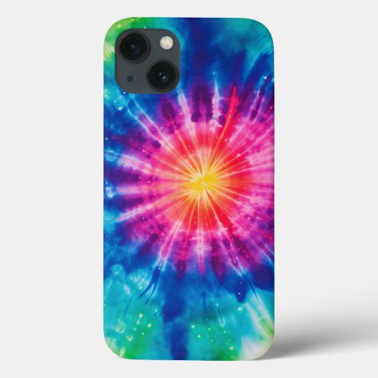 Cosmische neon regenboog stropdas kleurstof Case-Mate iPhone case (Achterkant)