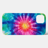 Cosmische neon regenboog stropdas kleurstof Case-Mate iPhone case (Achterkant (horizontaal))