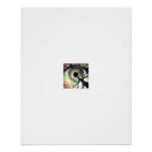 Cosmische Oog Boom Wervelwind Perfect Poster