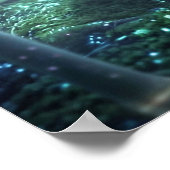 Cosmische Panda Sterrenbos Poster (Hoek)