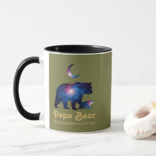 Cosmische Papa Beer & Welp Mok