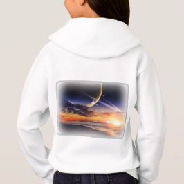 Cosmische Planeet Horizon Kids Trui Hoodie