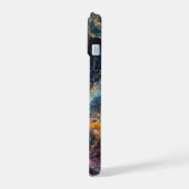 Cosmische Planeet Ruimte Meerkleurige Hoes iPhone 15 Case (Linkerkant)
