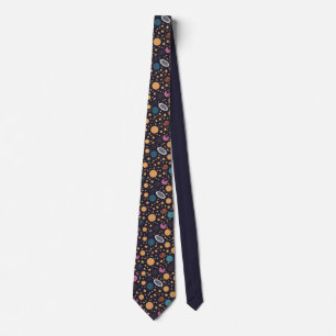 Cosmische print stropdas