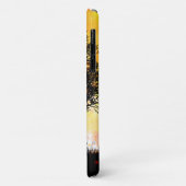 Cosmische regenbooghemd met zwarte silhouette boom Case-Mate iPhone case (Achterkant/links)