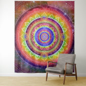 Cosmische Reis Mandala Wandkleed (In situ)