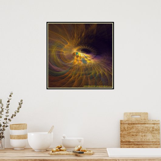 COSMISCHE REVOLUTIE POSTER (Keuken)