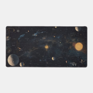 Cosmische ruimte & planeten bureaumat