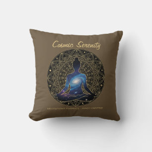 Cosmische Sereniteit Meditatie – Galaxy Mandala Kussen