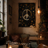 Cosmische Sterren Vredessymbool Poster