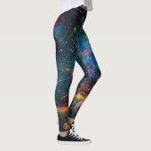 Cosmische sterrenstelsel broek leggings (Rechts)