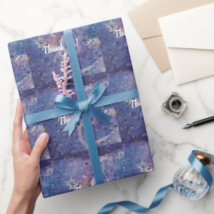 Cosmische sterrenstelsel waterverf abstract bedank cadeaupapier