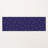Cosmische Stroom Middenblauw Yogamat (Achterkant (horizontaal))
