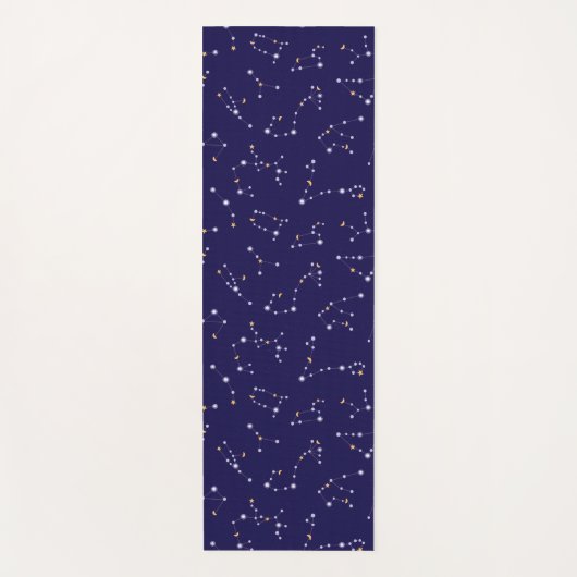 Cosmische Stroom Middenblauw Yogamat (Voorkant)