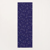 Cosmische Stroom Middenblauw Yogamat (Achterkant)