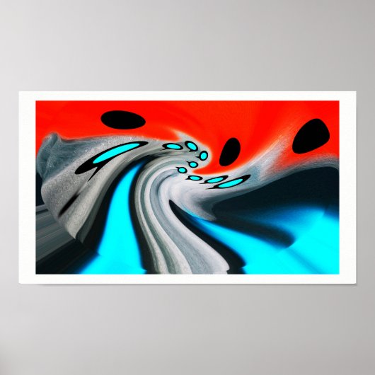 Cosmische vervorming poster (Voorkant)